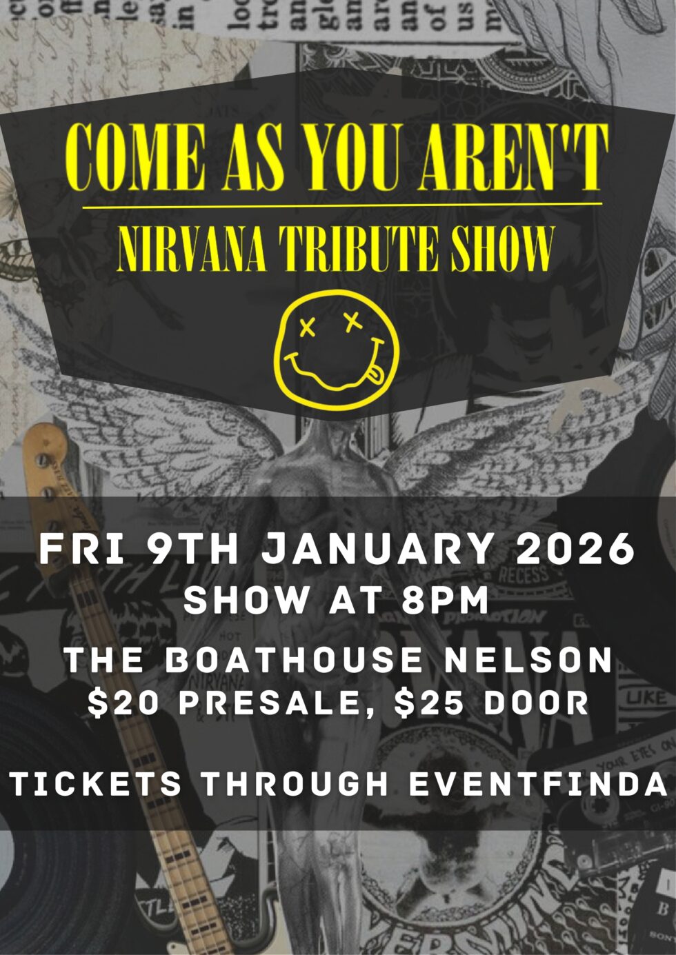 Come as you arent @the boathouse nelson
