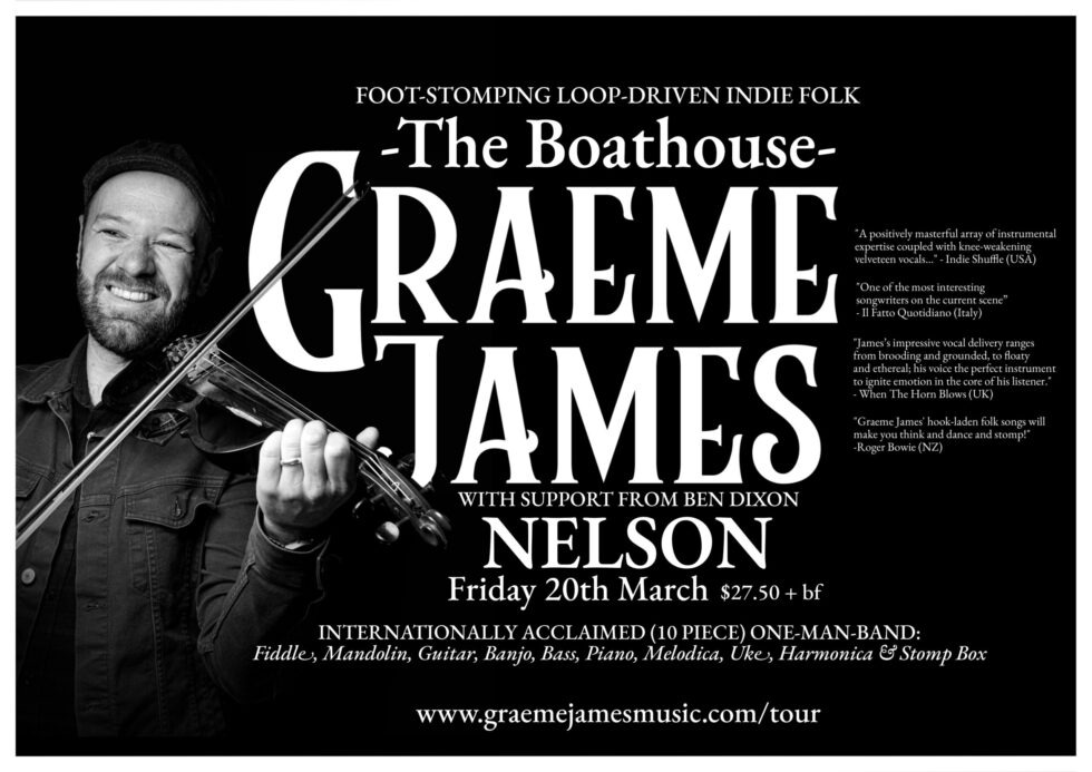 graeme james at the boathouse nelson