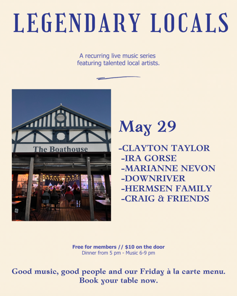 craig prichard and friends line-up at The Boathouse Nelson